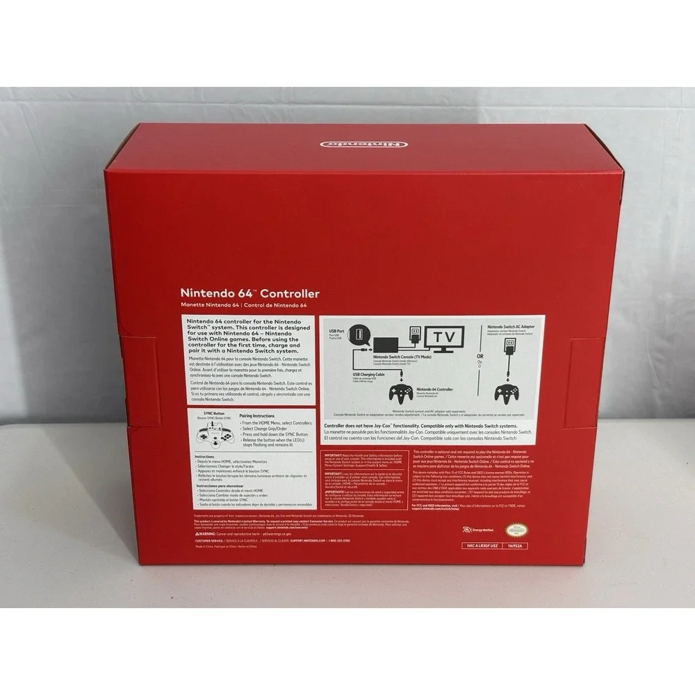 Nintendo Switch‎ Online N64 Controller Official Wireless Boxed Sealed New NIB
